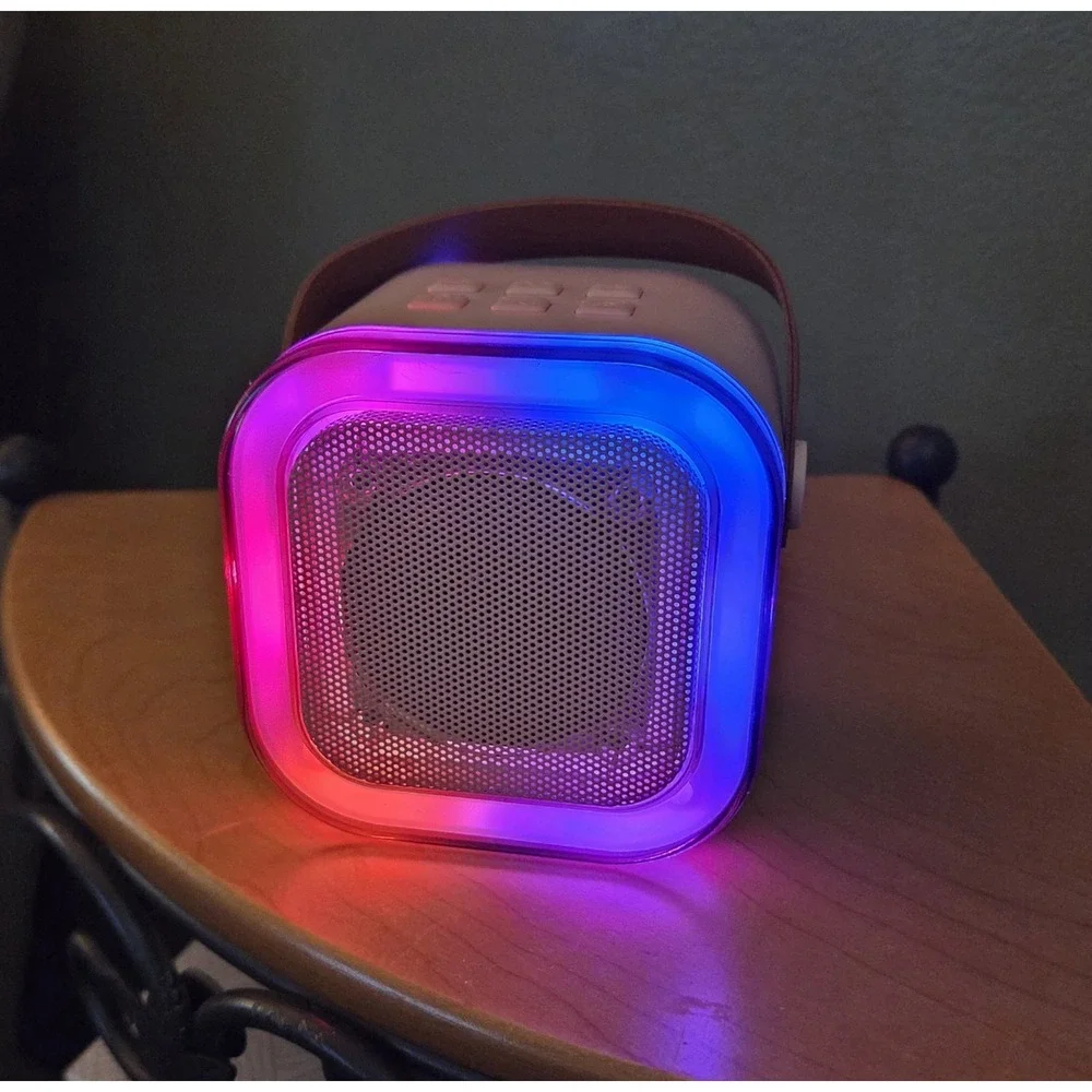 Pink Bluetooth Karaoke Speaker Only - Tested & Works